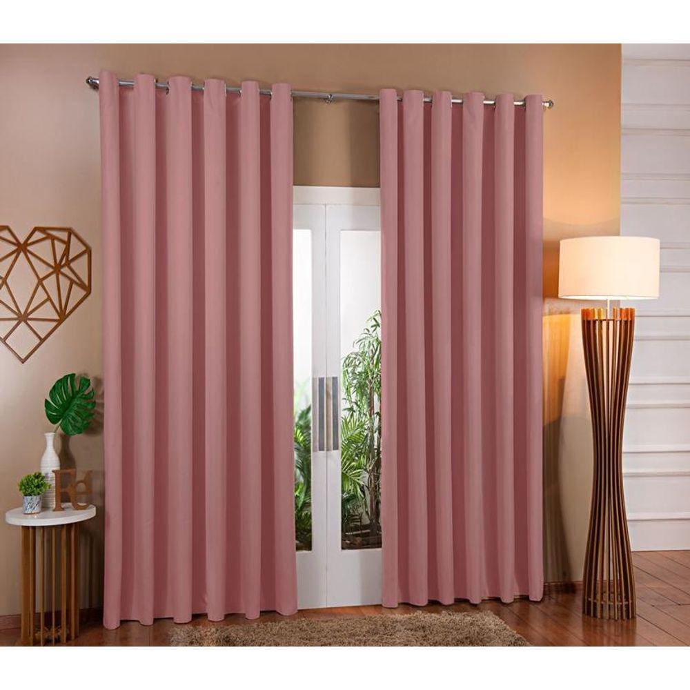 Cortina Blackout Em Tecido Corta Luz 7,00 X 2,80 Sala E