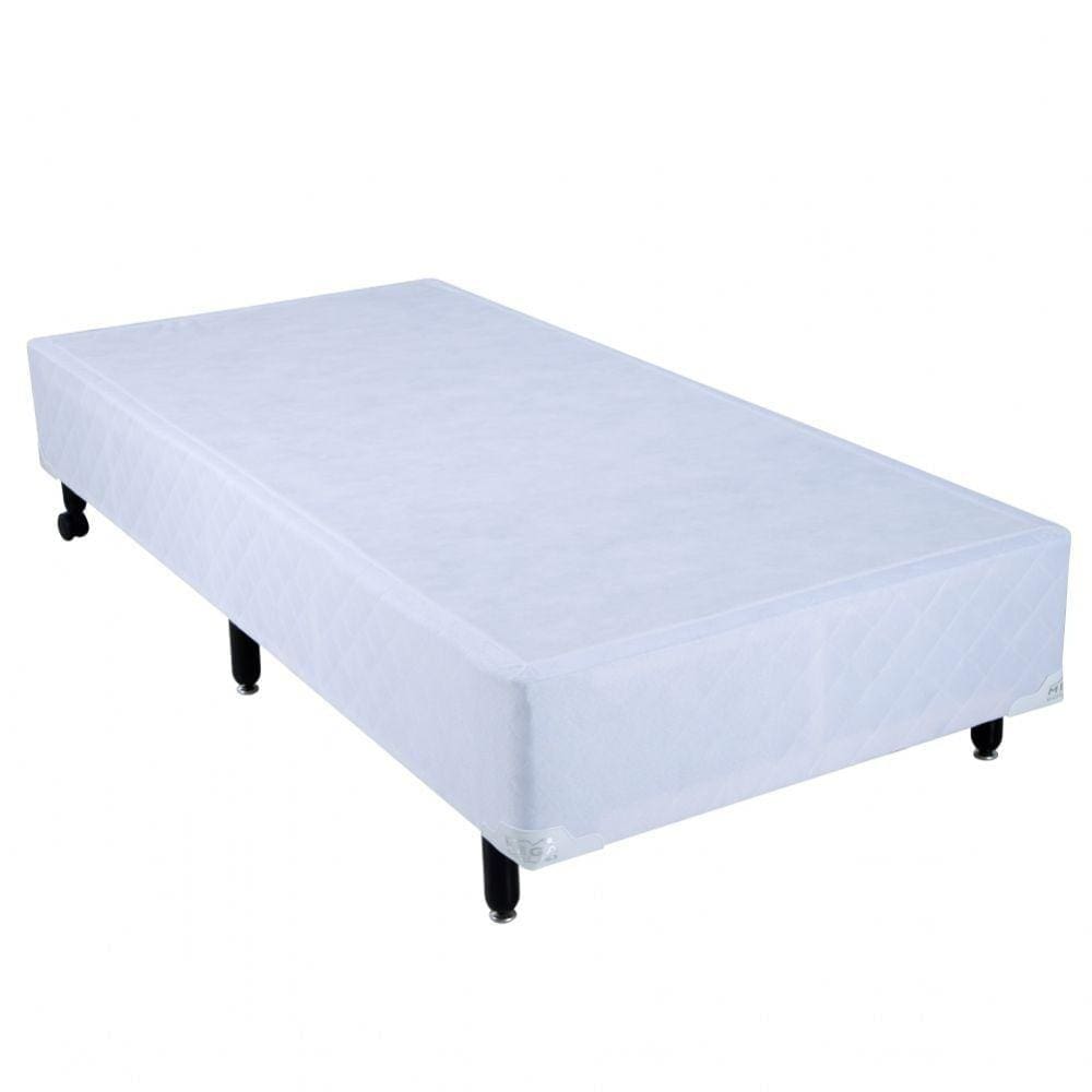 Cama Box Solteiro Mega Branco - 078x188