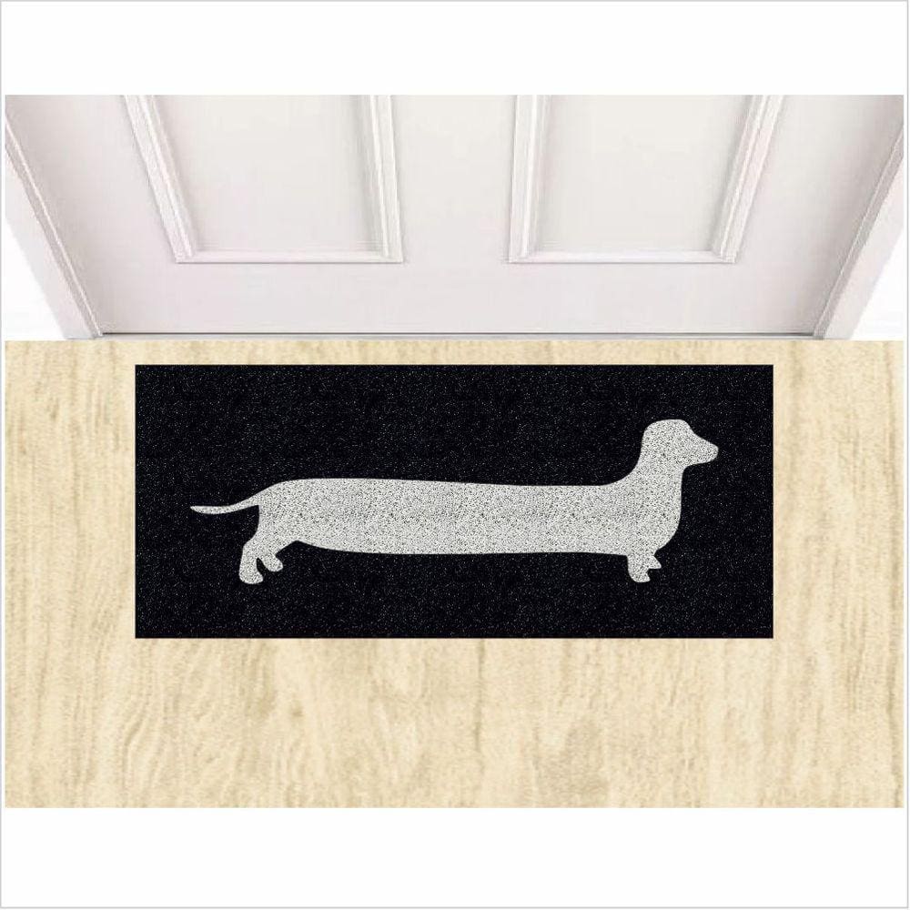 Tapete Capacho Divertidos Salsicha 70X30 cm.