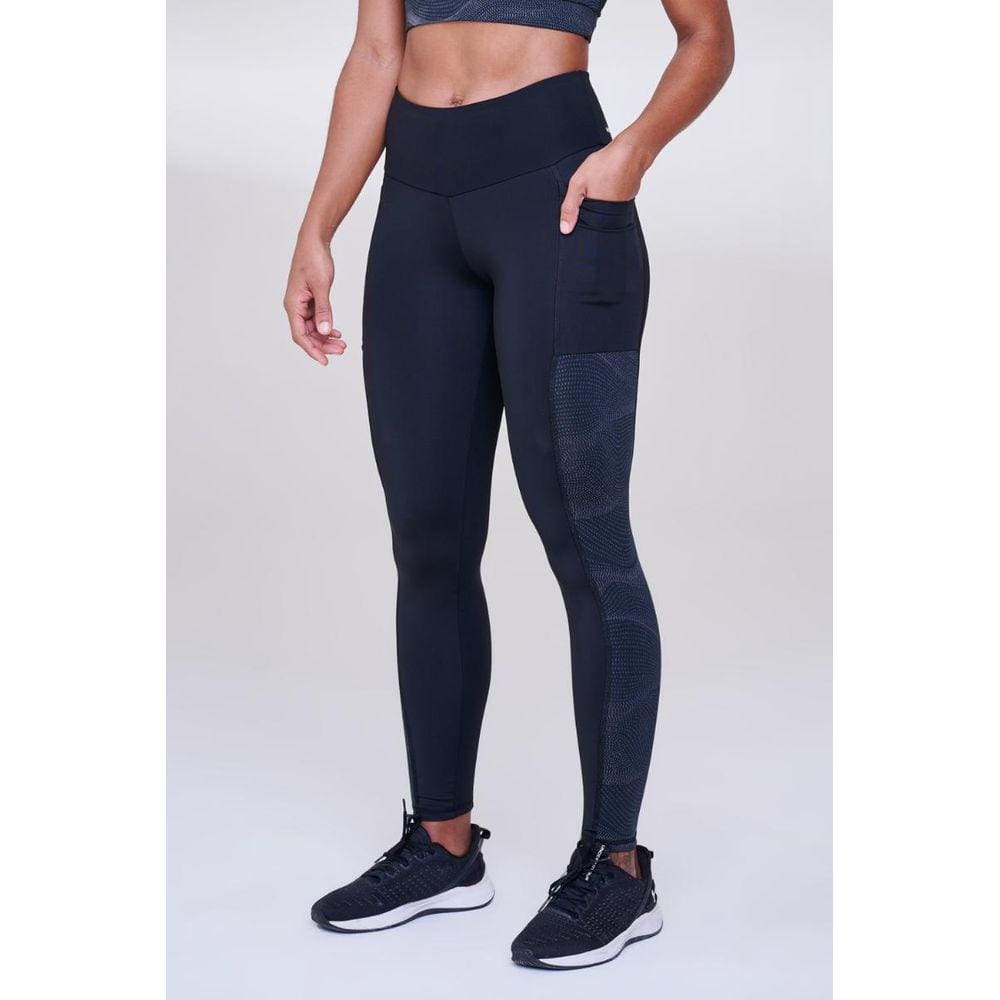 Legging Authen Signature Samba Reflect Feminina Ref:auflebgt