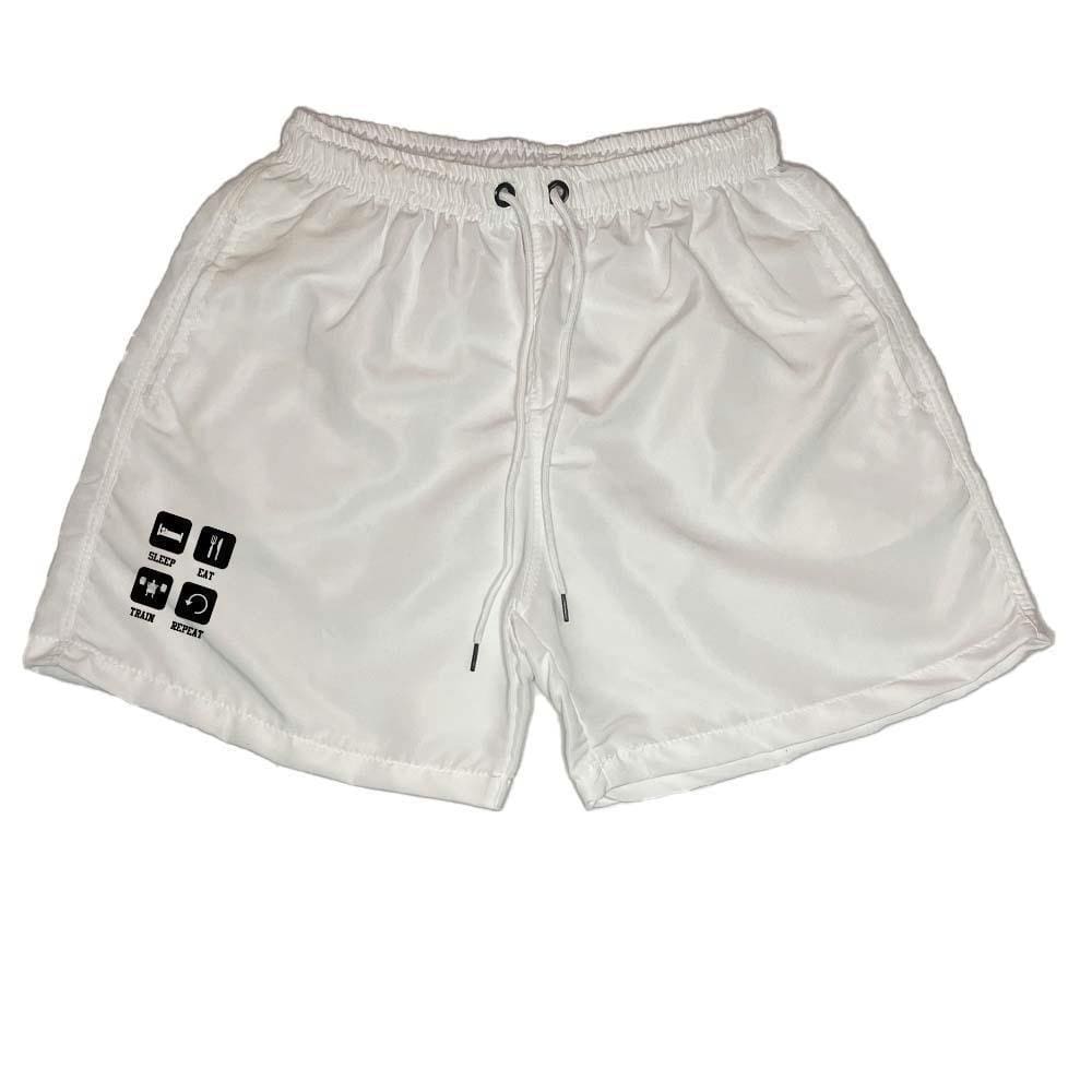 Short Masculino Tactel Cordão Ajustável Treino Academia