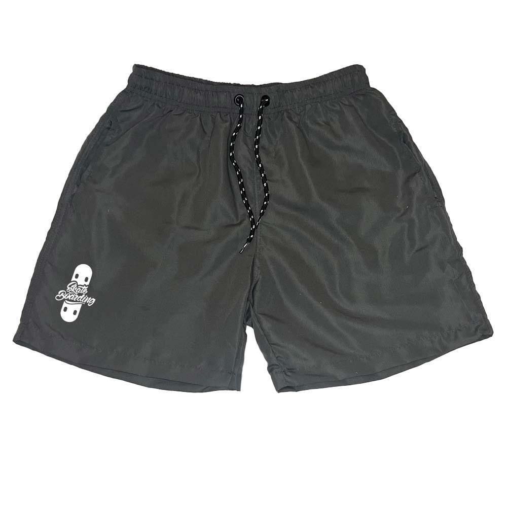 Short Masculino Tactel Estampado Skate Cordão Bolsos
