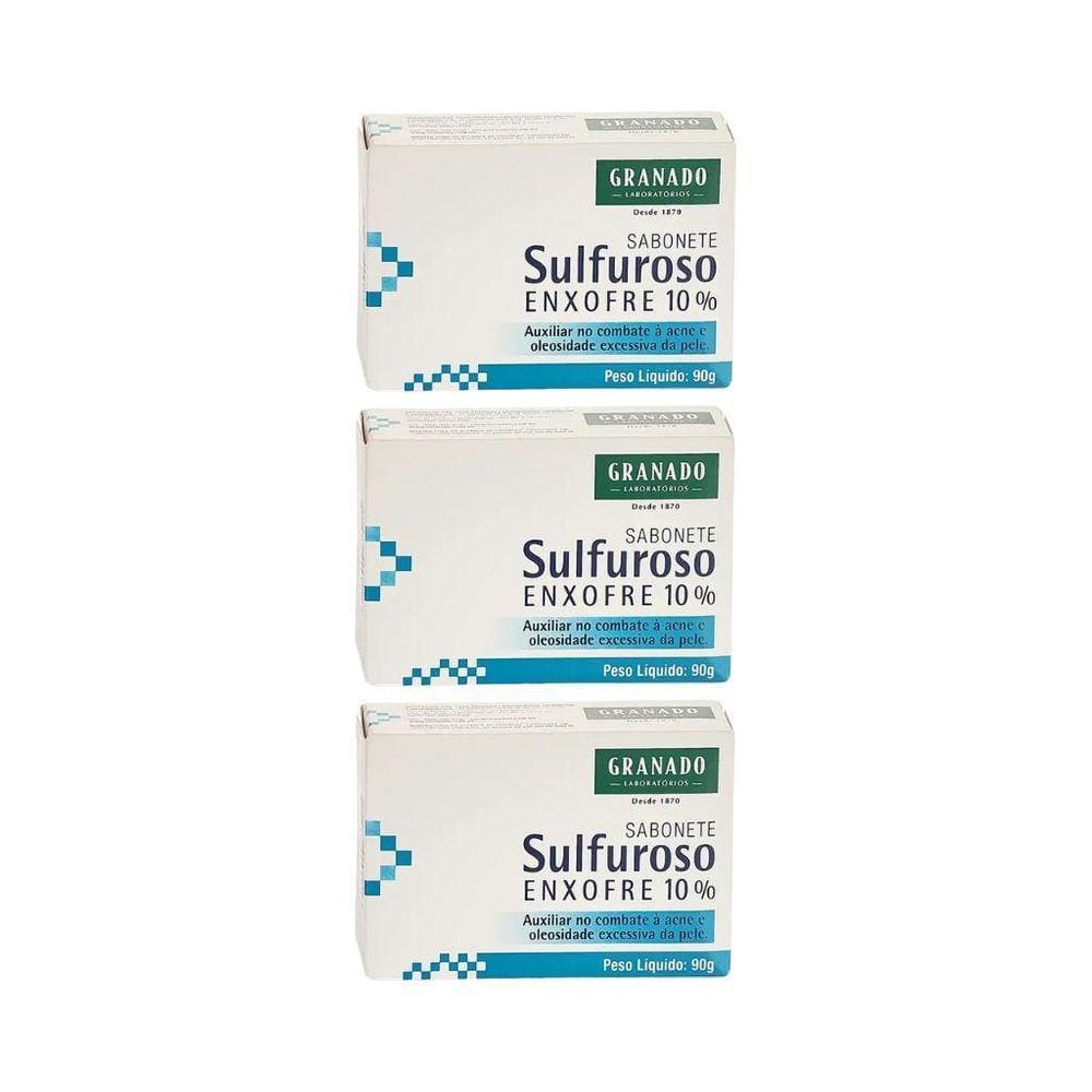 Sabonete Granado 90G Sulfuroso-Kit C/3Un