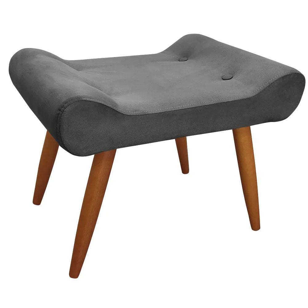 Puff Decorativo Lara Veludo Shop das Cabeceiras