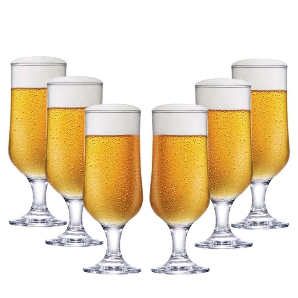 Conjunto 6 Taças Cerveja Vidro 350Ml Eden Class Home