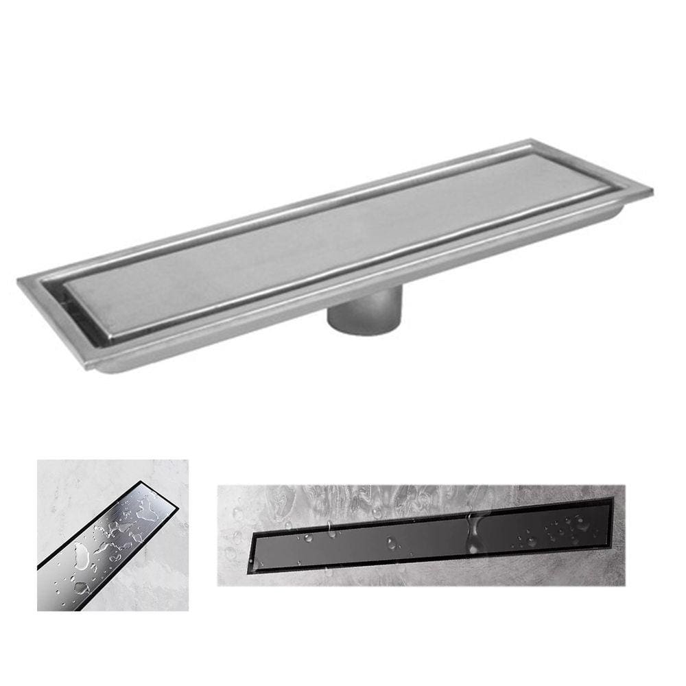 Ralo Linear Oculto Aço Inox 40cm Banheiro Lavabo Invisivel Anti Odor Anti Inseto Seguro Higienico Resistente