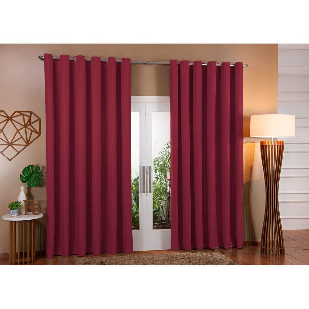 Cortina Blackout Em Tecido Corta Luz 8,00 X 2,80 Sala E