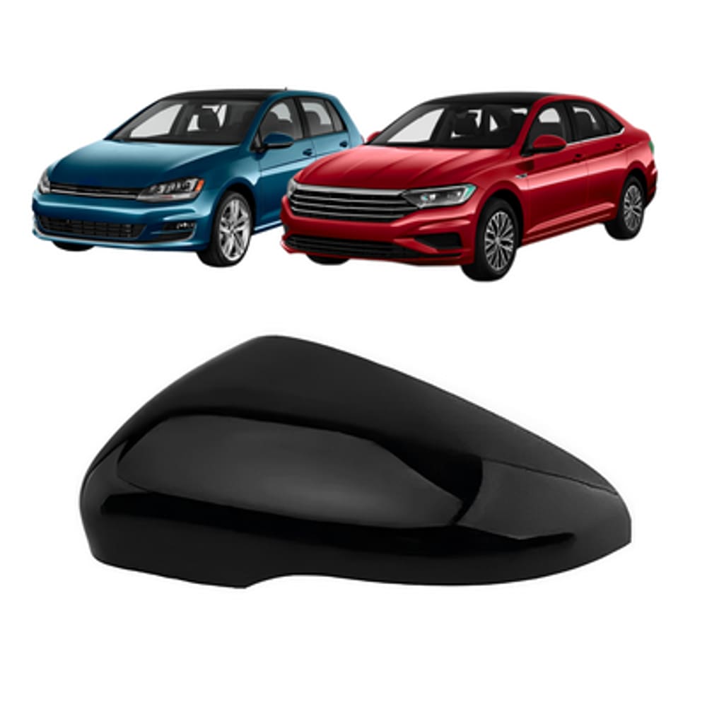 Capa Retrovisor Golf 14/19 Jetta 19/21 Black Piano - Le