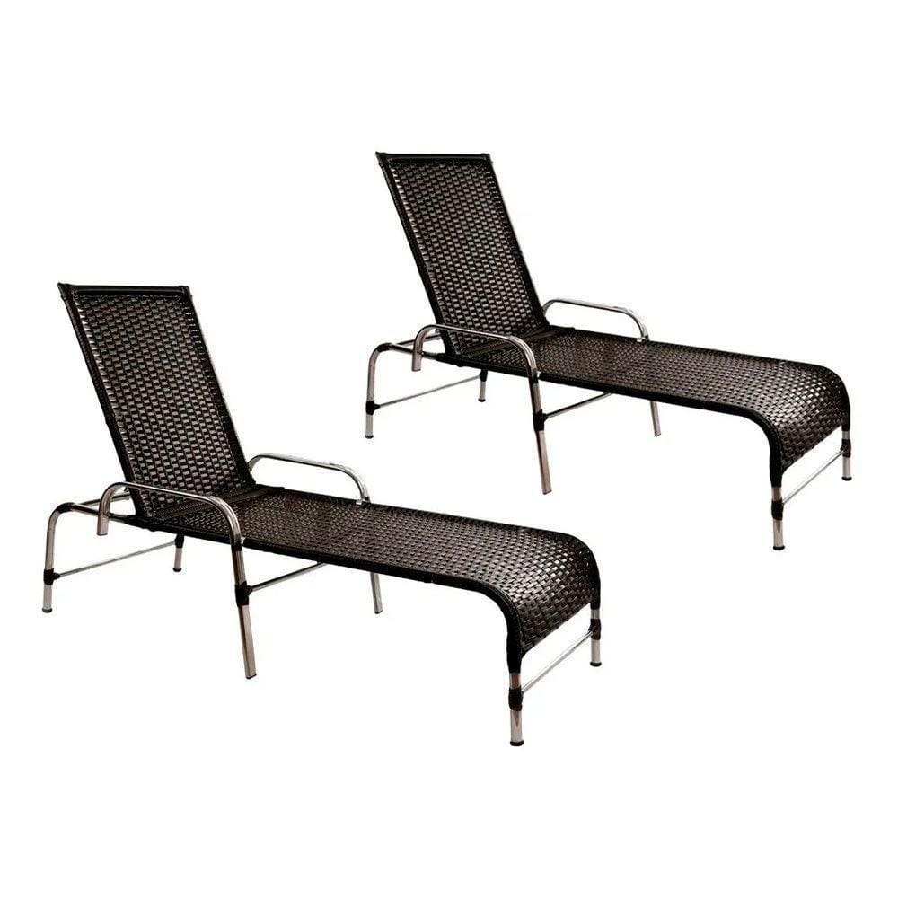Espreguiçadeira Decorativa Para Piscina Jardim Argila