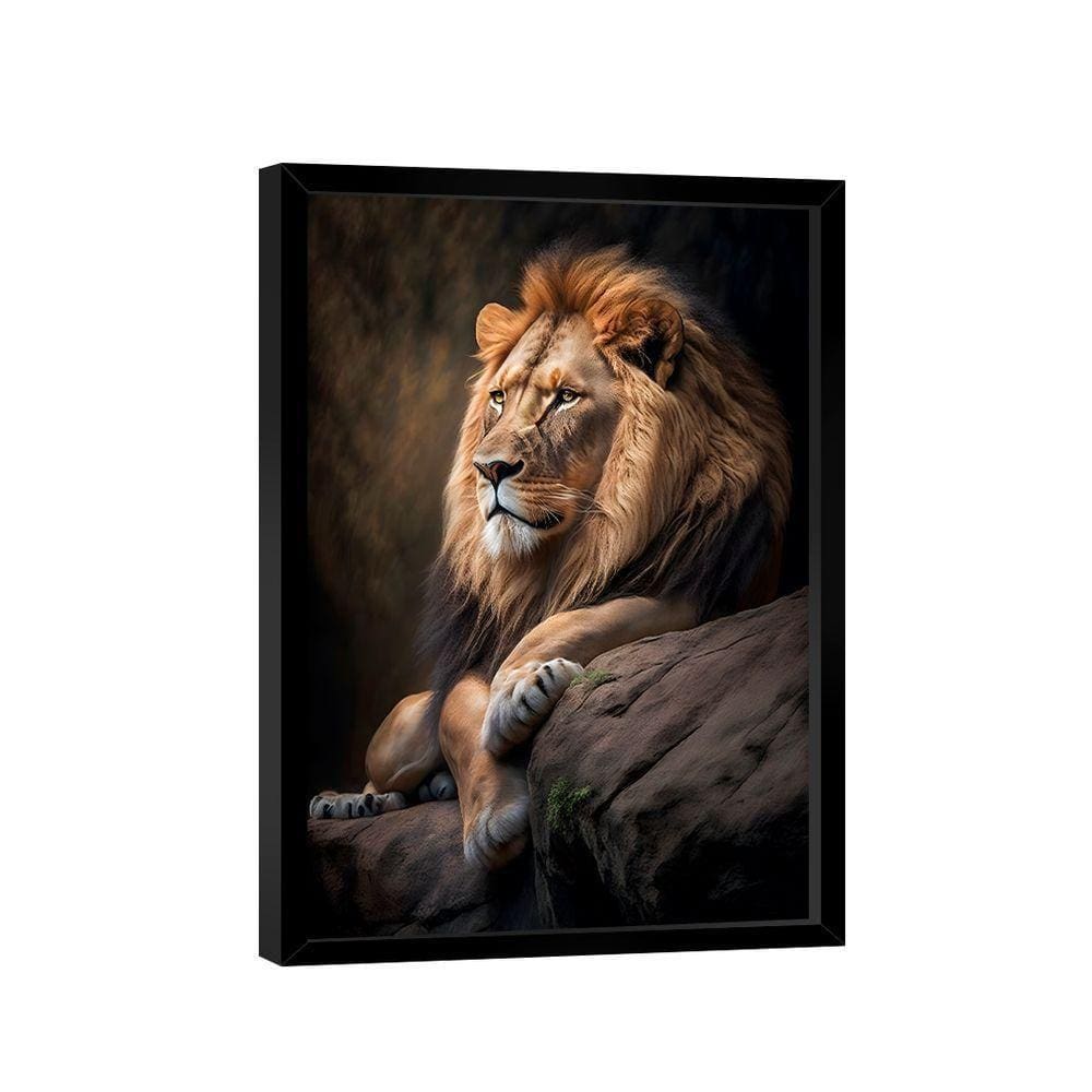 Quadro Leão Maestro -- Br Artes