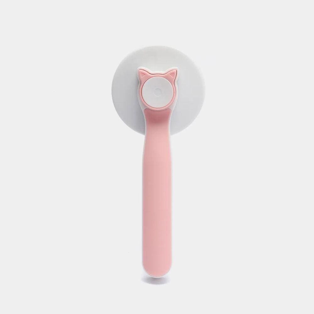 Escova Removedora De Pelos Massageadora Gatos Cachorros Pets - Rosa