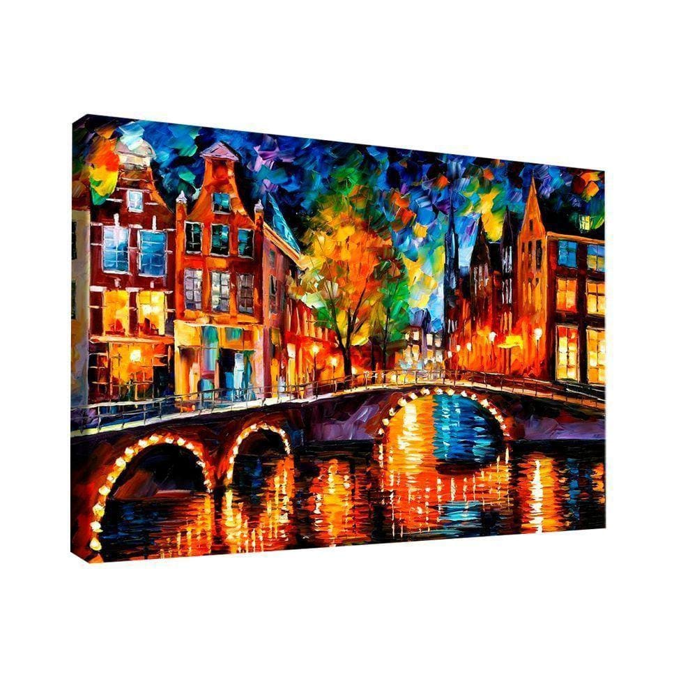 Quadro Pintura Ponte -- Br Artes