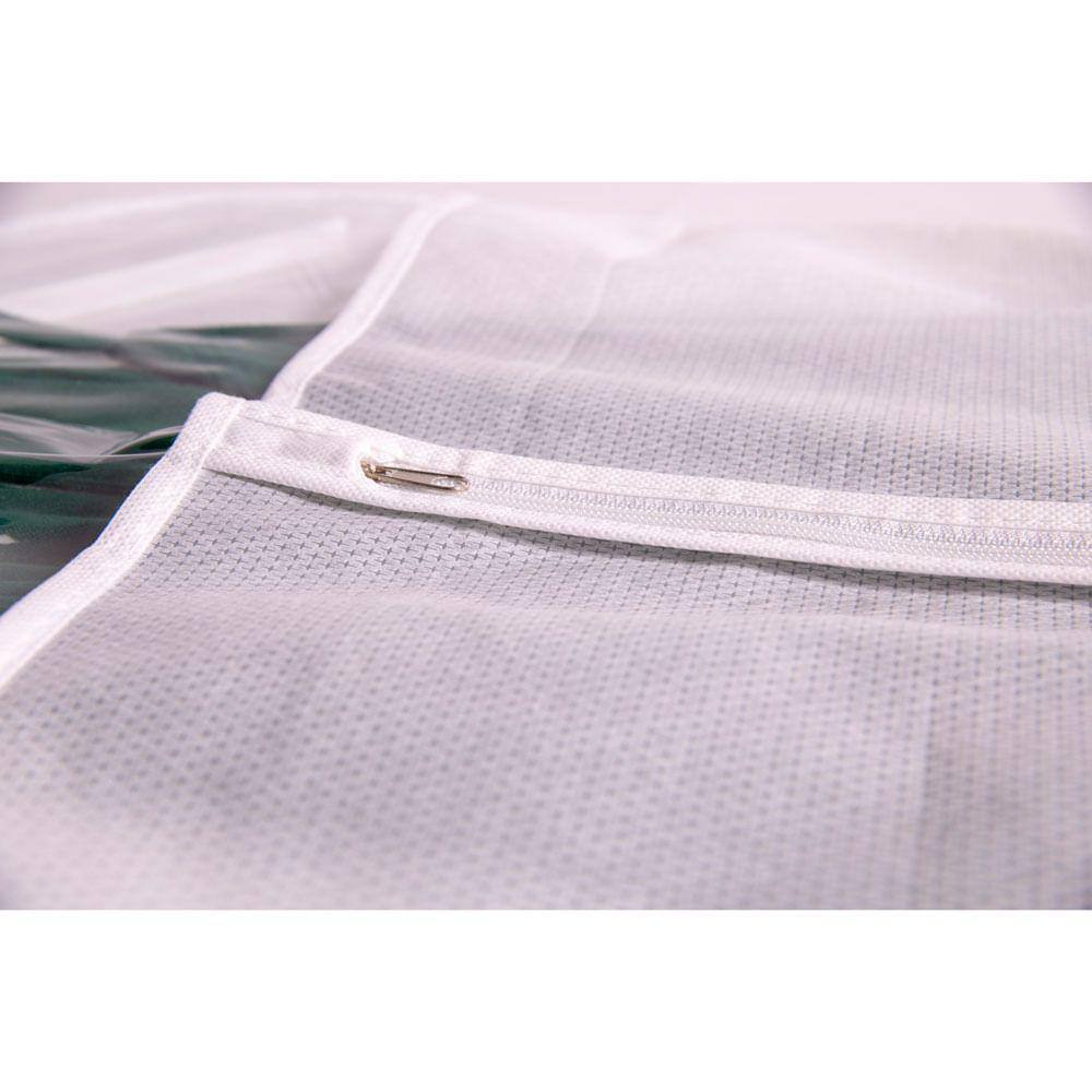 Capa Protetora Para Roupas Sociais e Casacos Vizapi Classic 150x55cm Branco