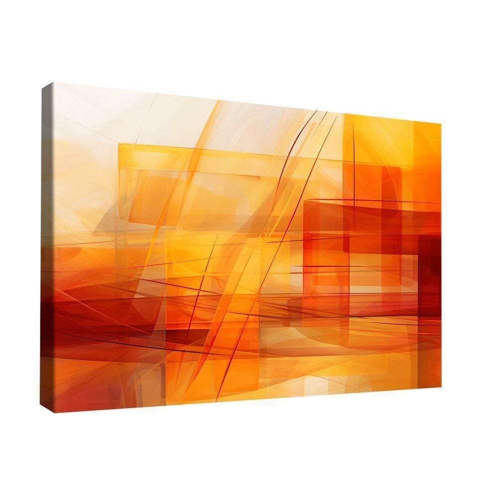 Quadro Abstract Orange Colors -- Br Artes