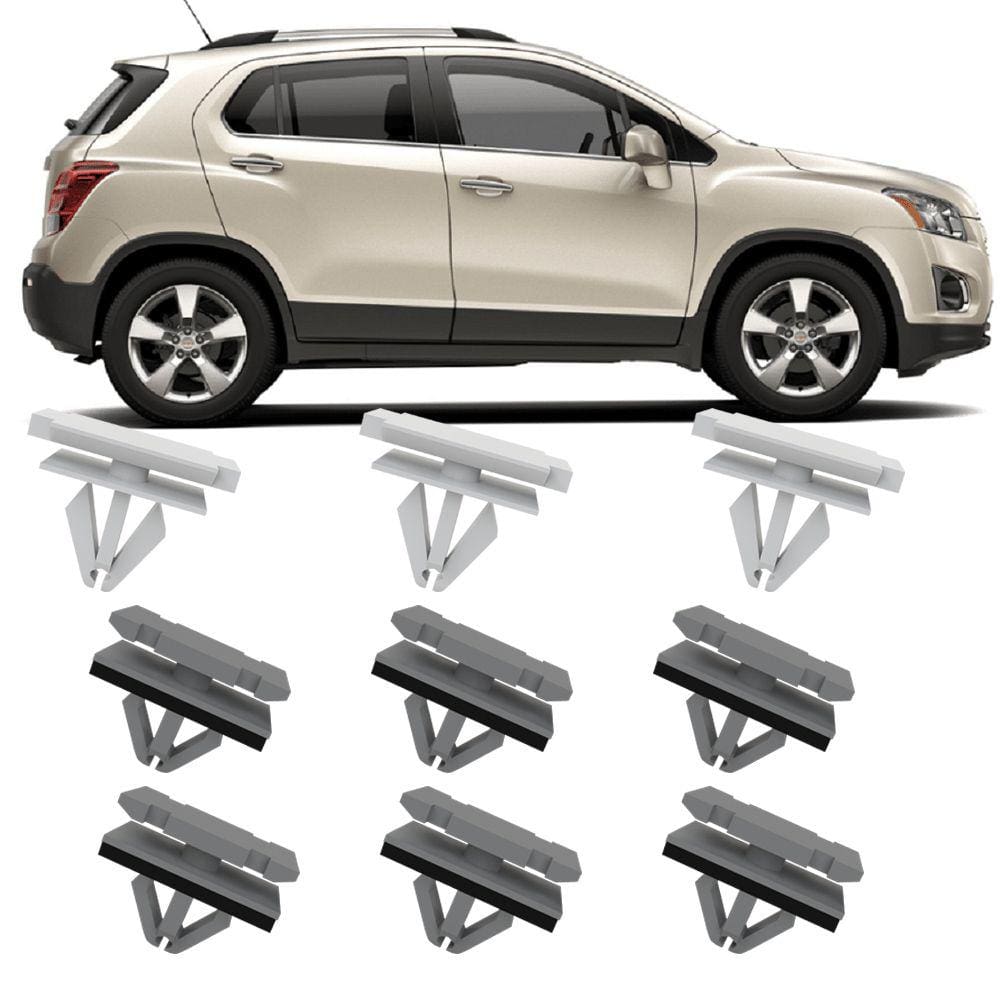Kit Grampos Presilhas Buchas Para Moldura Paralama Tracker 2014 2015 2016 2017 2018 2019 2020