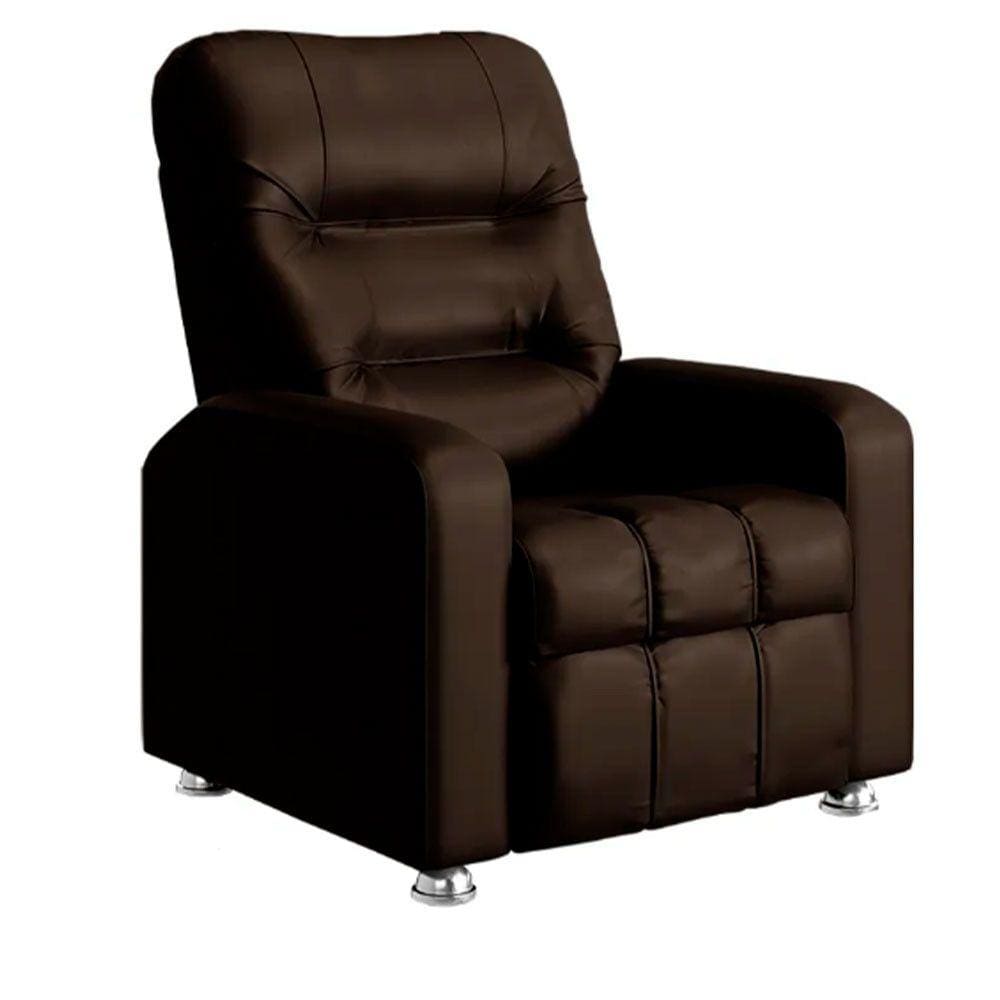 Poltrona do Papai Reclinável Maldivas Corano Marrom Plus Shop das Cabeceiras