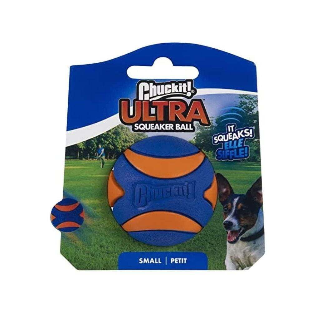 Brinquedo Chuckit Ultra Squeaker Ball Com Apito Para Cachorro Pequeno