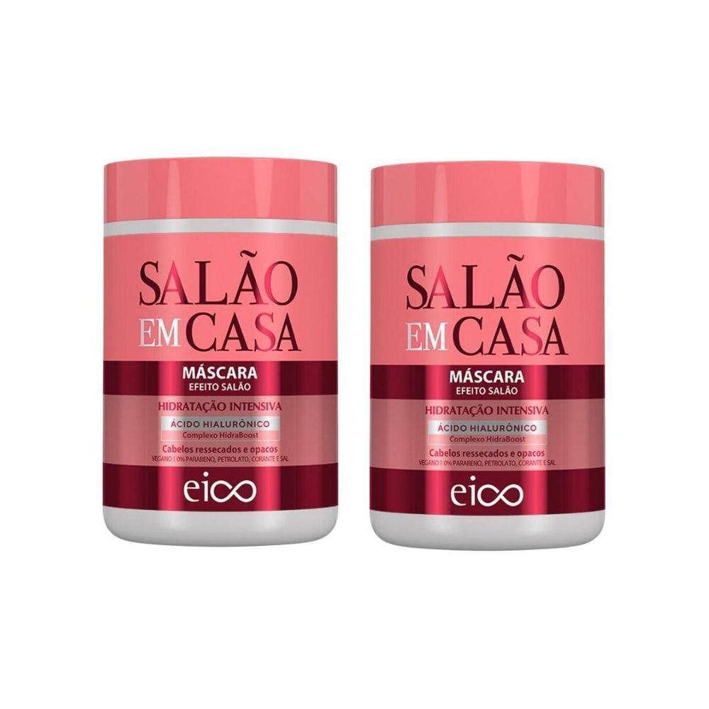 Mascara Eico 1Kg Salao Casa Hidr Intensiva - Kit C/2Un