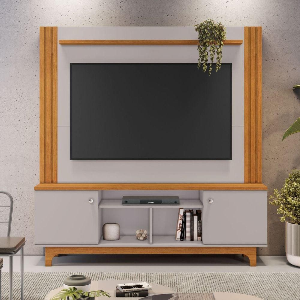Estante para Tv e Home Balsamo Candian Cinamomo/Off