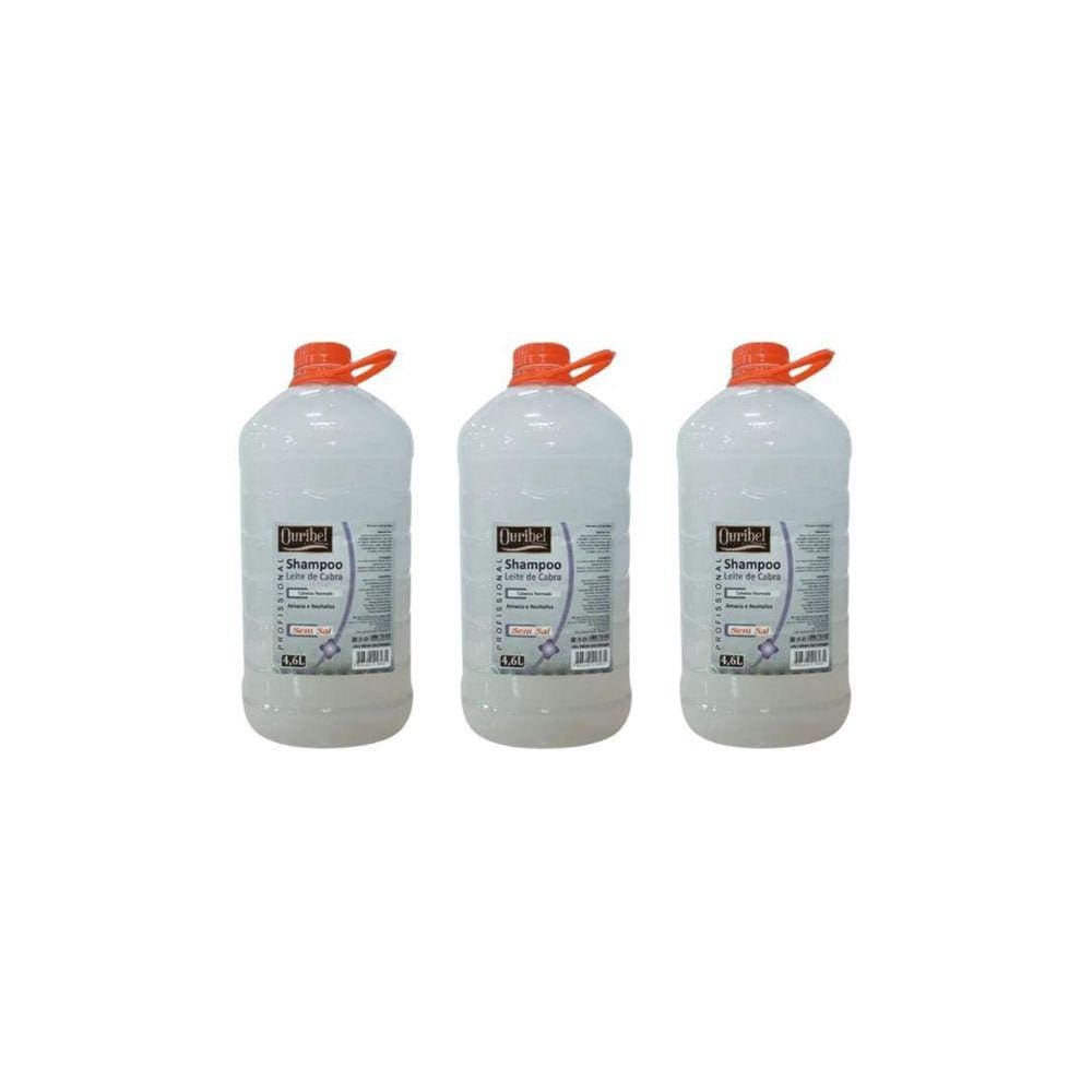 Condicionador Ouribel 2000Ml Leite De Cabra - Kit C/3Un