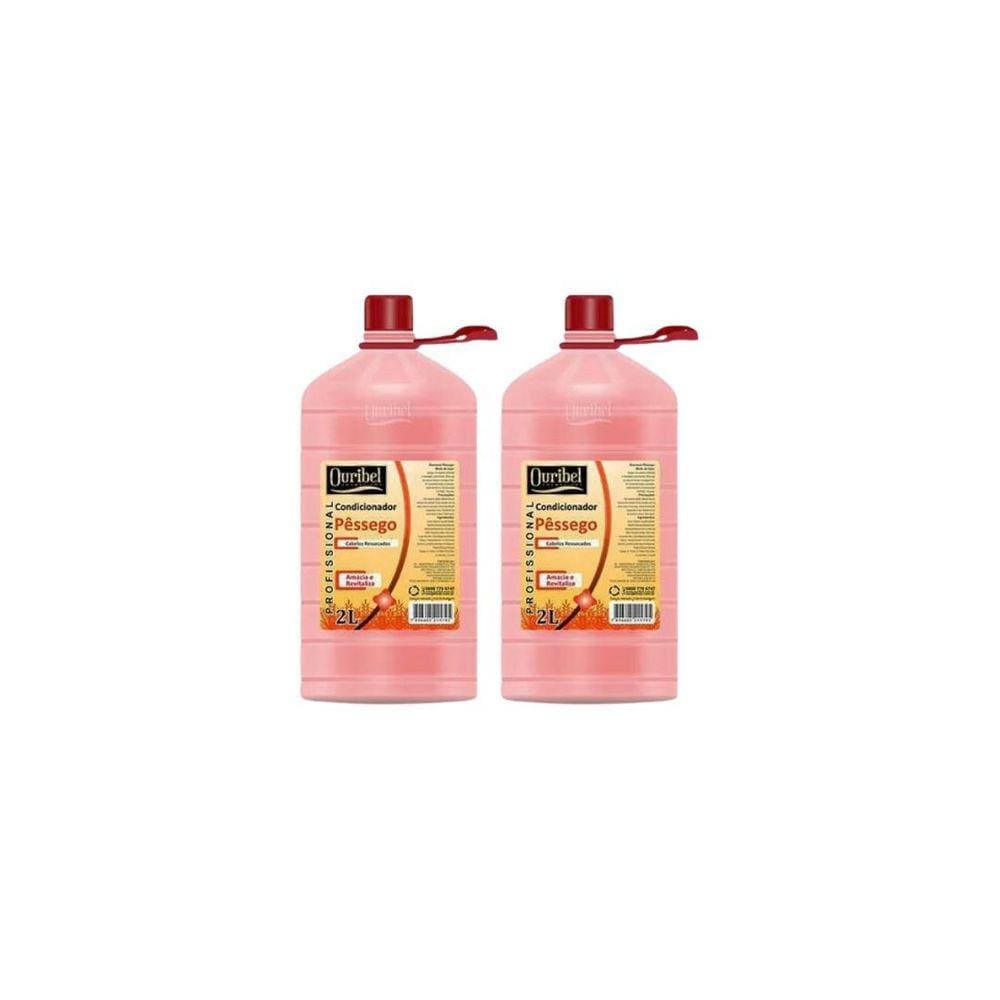 Condicionador Ouribel 2000Ml Pessego - Kit C/2Un