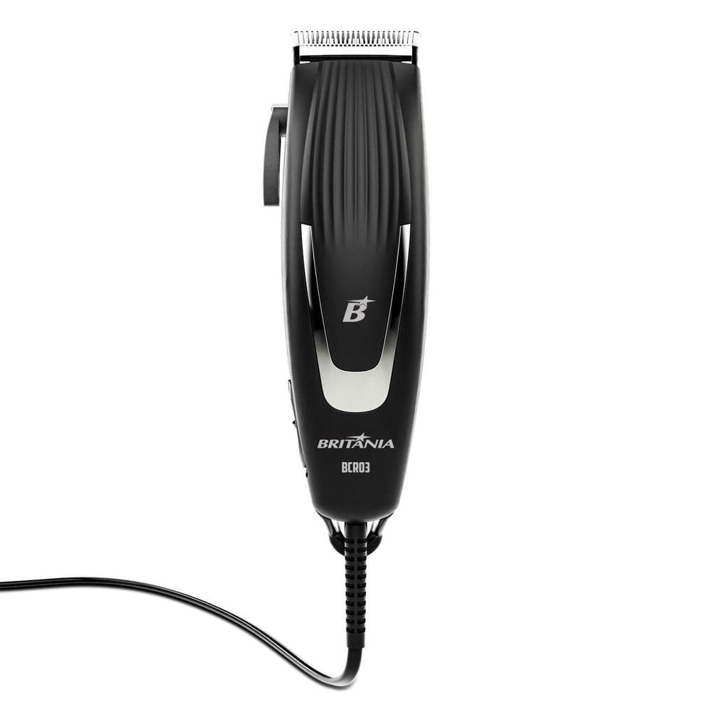 Cortador de Cabelos Britânia BCR03 9 Acessórios 18W
