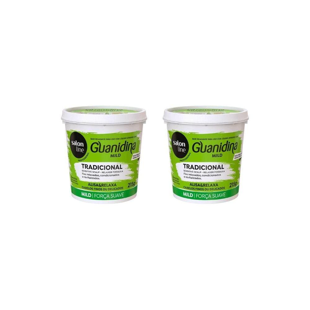 Relaxante Salon Line Guanidina Mild 215G - Kit C/2Un