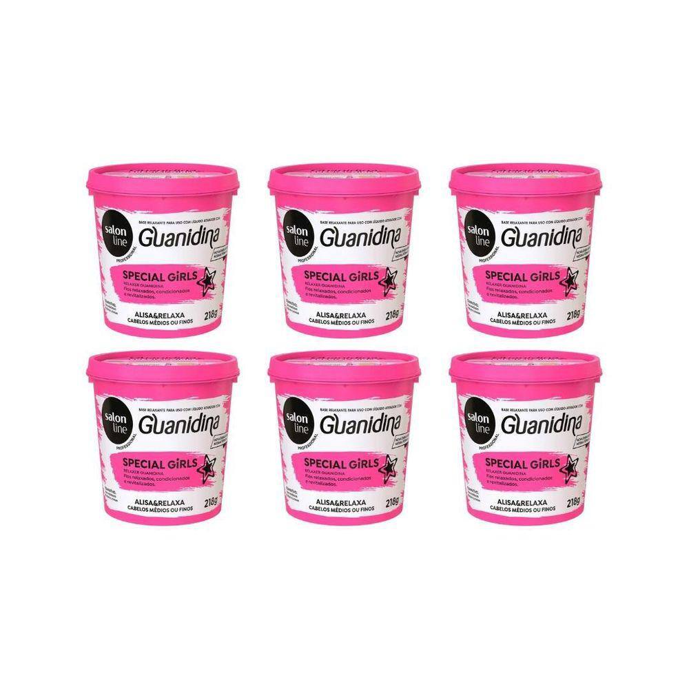 Relaxante Salon Line Guanidina Girls 218G - Kit C/6Un