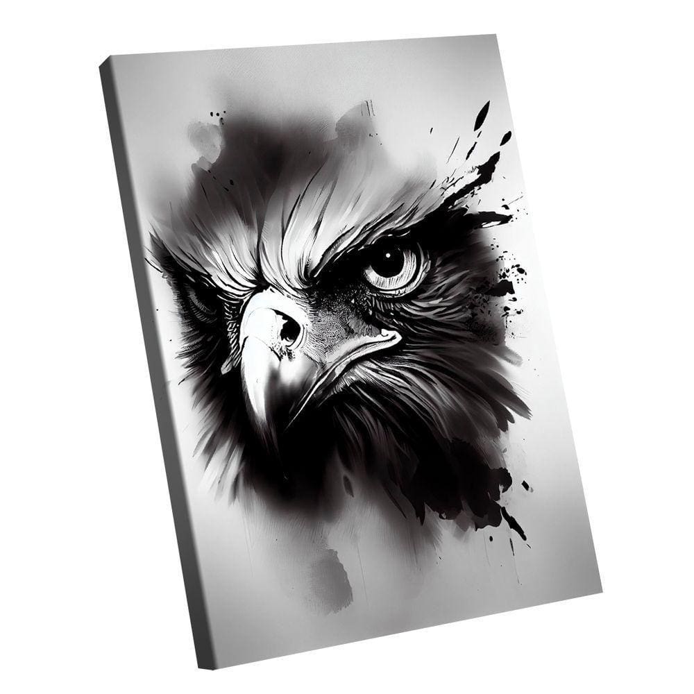 Quadro águia Black White -- Br Artes