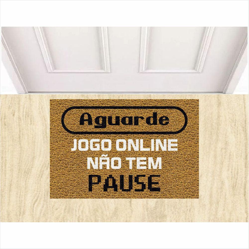 Tapete Capacho Divertidos Jogo Online Decoração de Games.