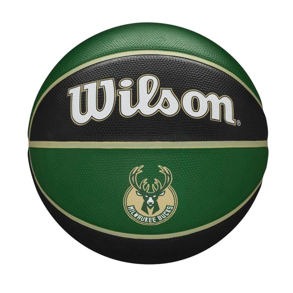 Bola Basquete Nba Mil Bucks Wtb1300xbmil - Verde/Preto 7