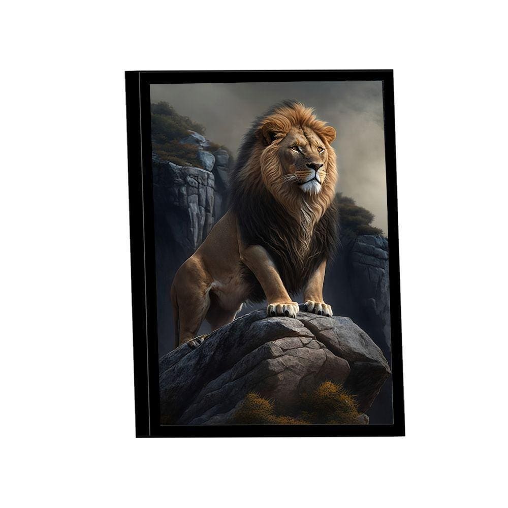 Quadro Leão Soberano -- Br Artes