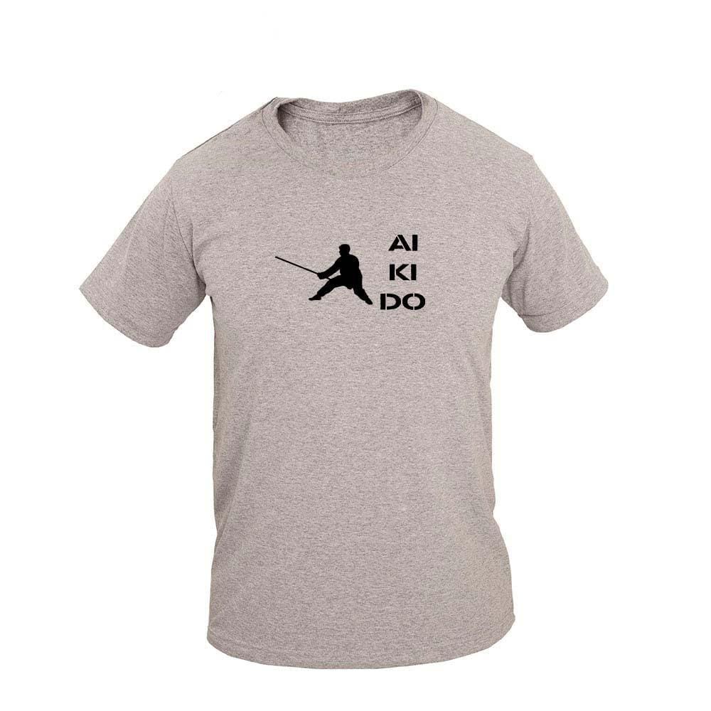 Camiseta Masculina Algodão Manga Curta Akido 1 Casual