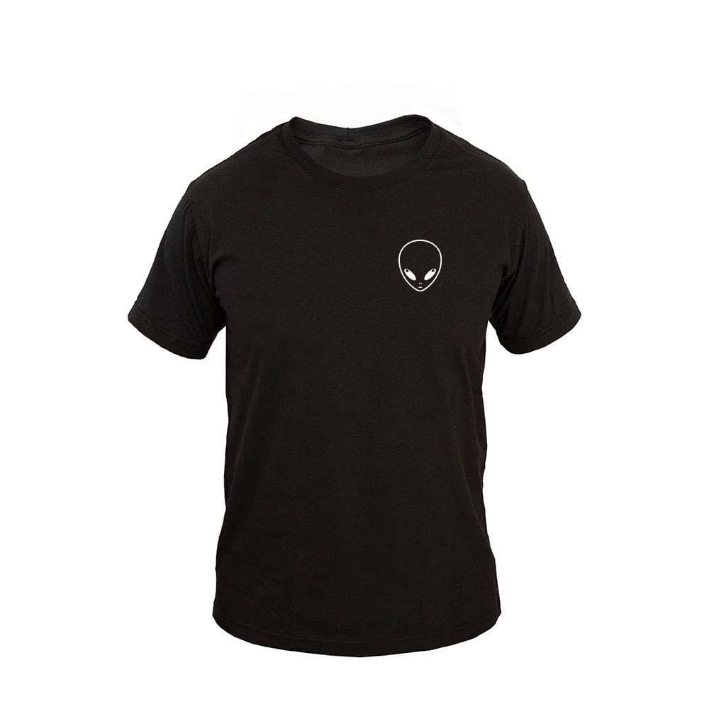 Camiseta Masculina Casual Algodão Manga Curta Estampa E.T