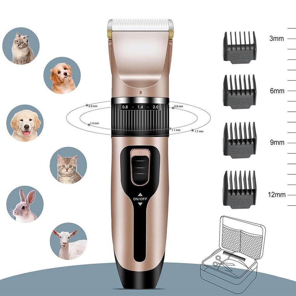 Tosador Dourado 110V/220V Maquina De Tosa Cachorros E Gatos