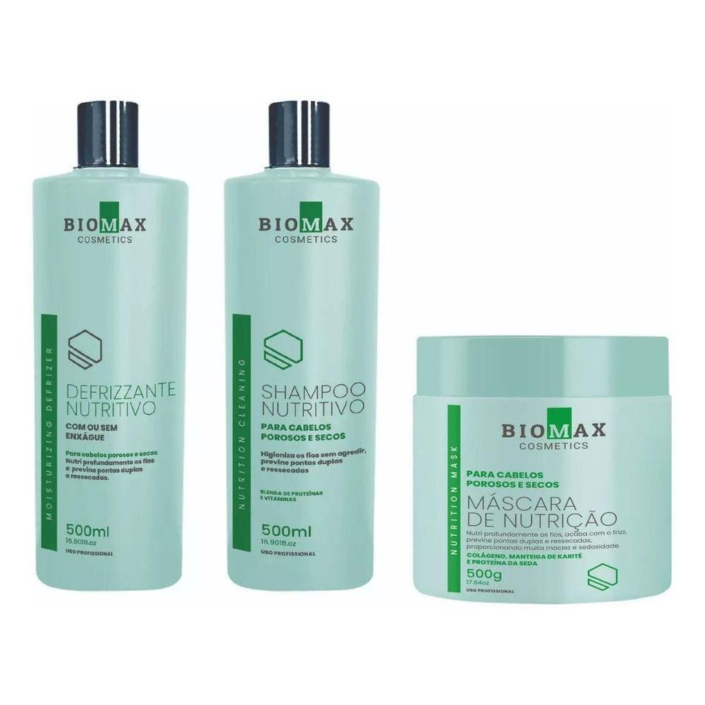 Kit Tratamento Capilar Nutrição Alto Impacto Uso Diário