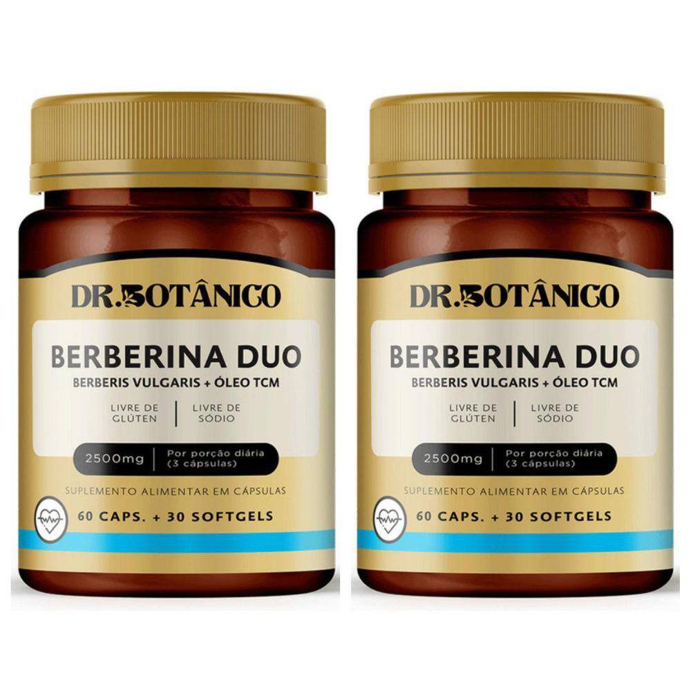 Kit 2 Un - Berberina Duo 2500Mg 90 Capsulas Dr. Botanico