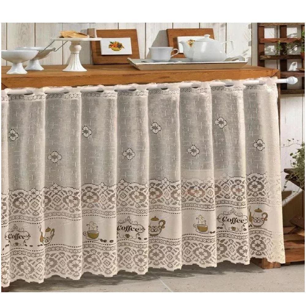 Cortina Pia Valência 200X80Cm Interlar