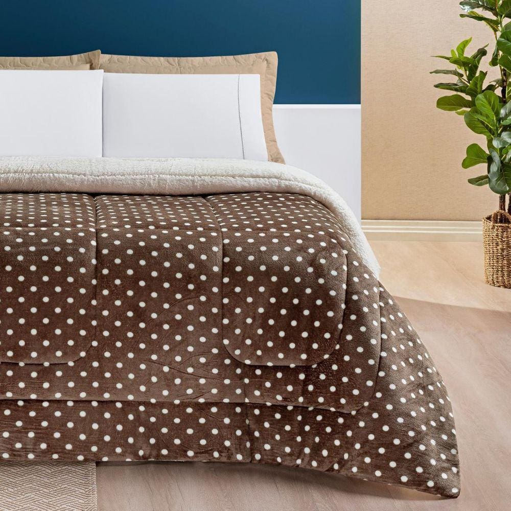 Coberta Queen Size Coberdrom Romance Super Fofinha E Grossa