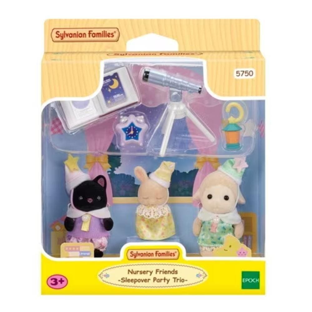 Amigos Do Jardim Da Infancia - Noite Do Pijama - Sylvanian Families