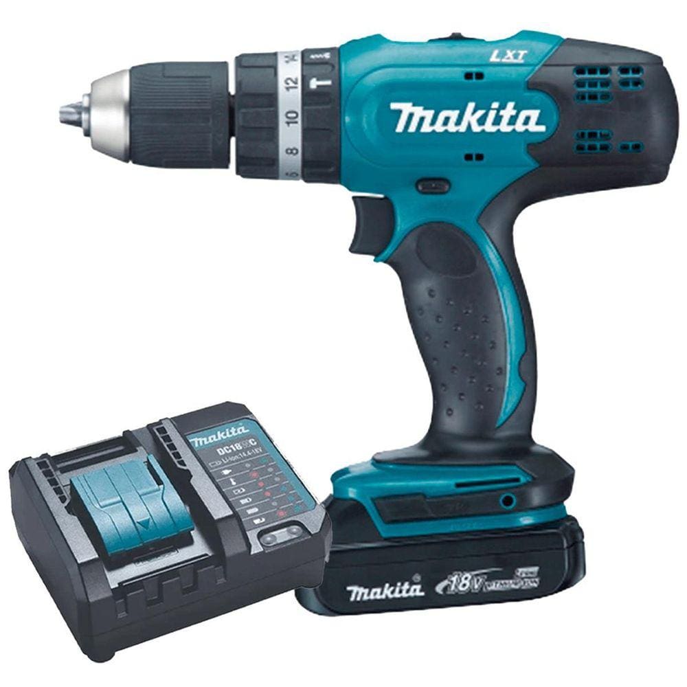 Parafusadeira E Furadeira 18V Com Impacto Makita Dhp453Y002