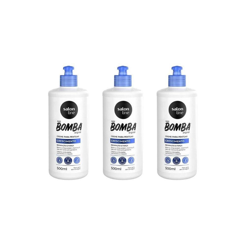 Creme Pentear Salon Line 500Ml Sos Bomba De Vitamina-3Un