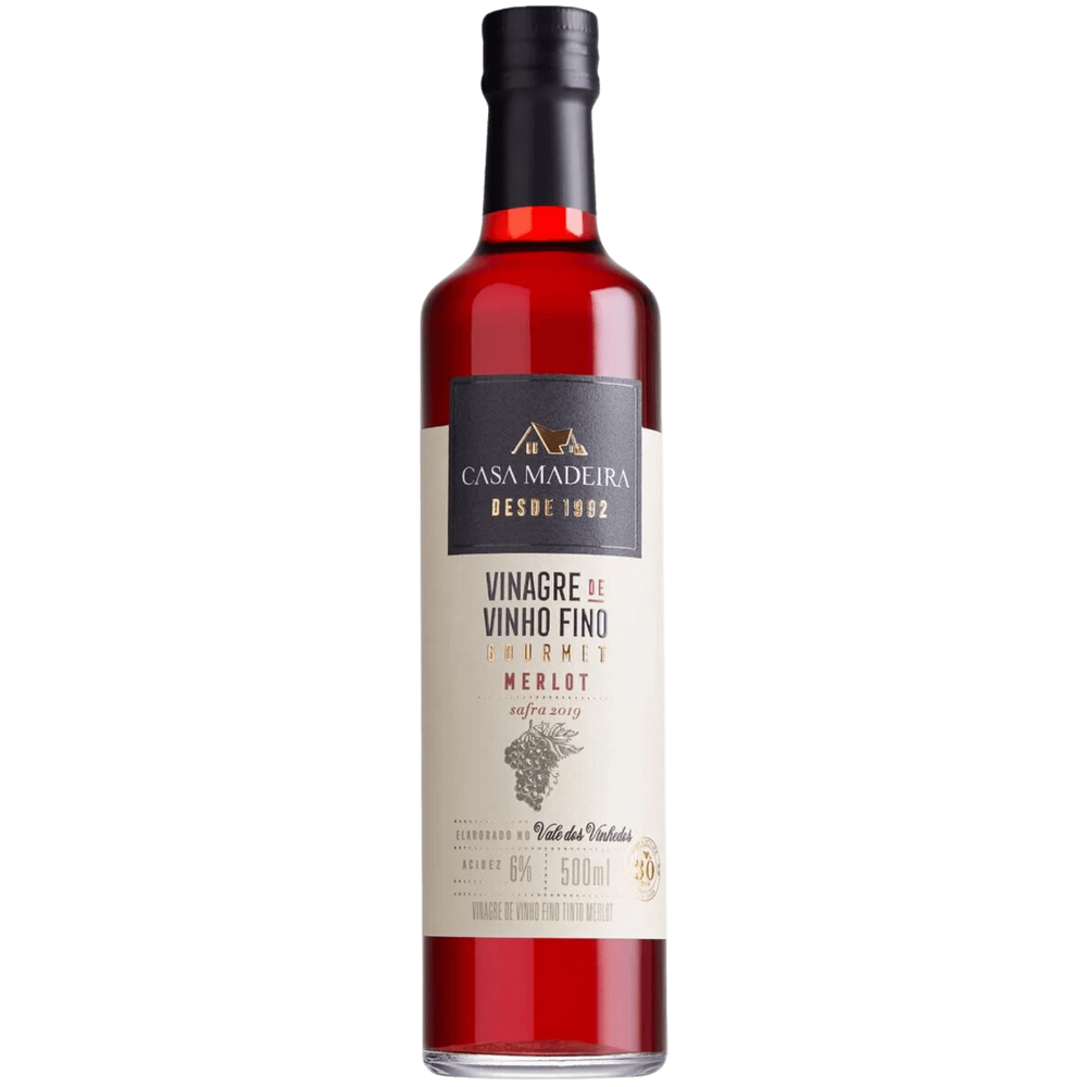 Casa Madeira Vinagre Gourmet de Vinho Tinto Merlot 500ml