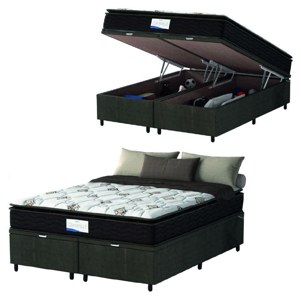 Cama box probel bau queen | Extra