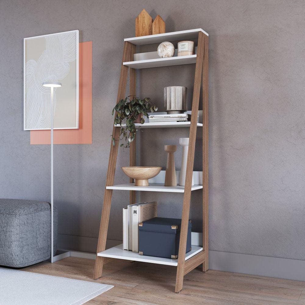 Estante Multifuncional 4 Prateleiras Branco / Montana