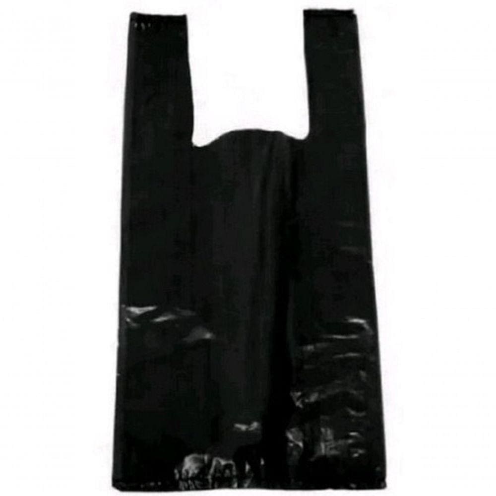 Sacolas Plasticas Reciclada Recuperada Preto 1kg Desenho Impresso:-/-;