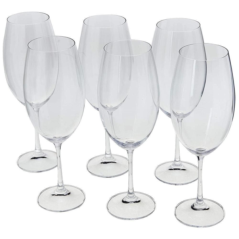Jogo 06 Taças Vinho 630 Ml Barbara Bohemia