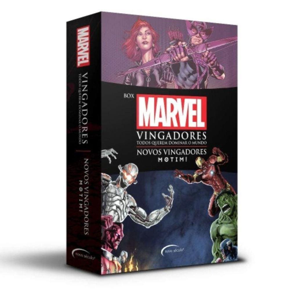 Box Marvel Novos Vingadores - Acompanha Poster