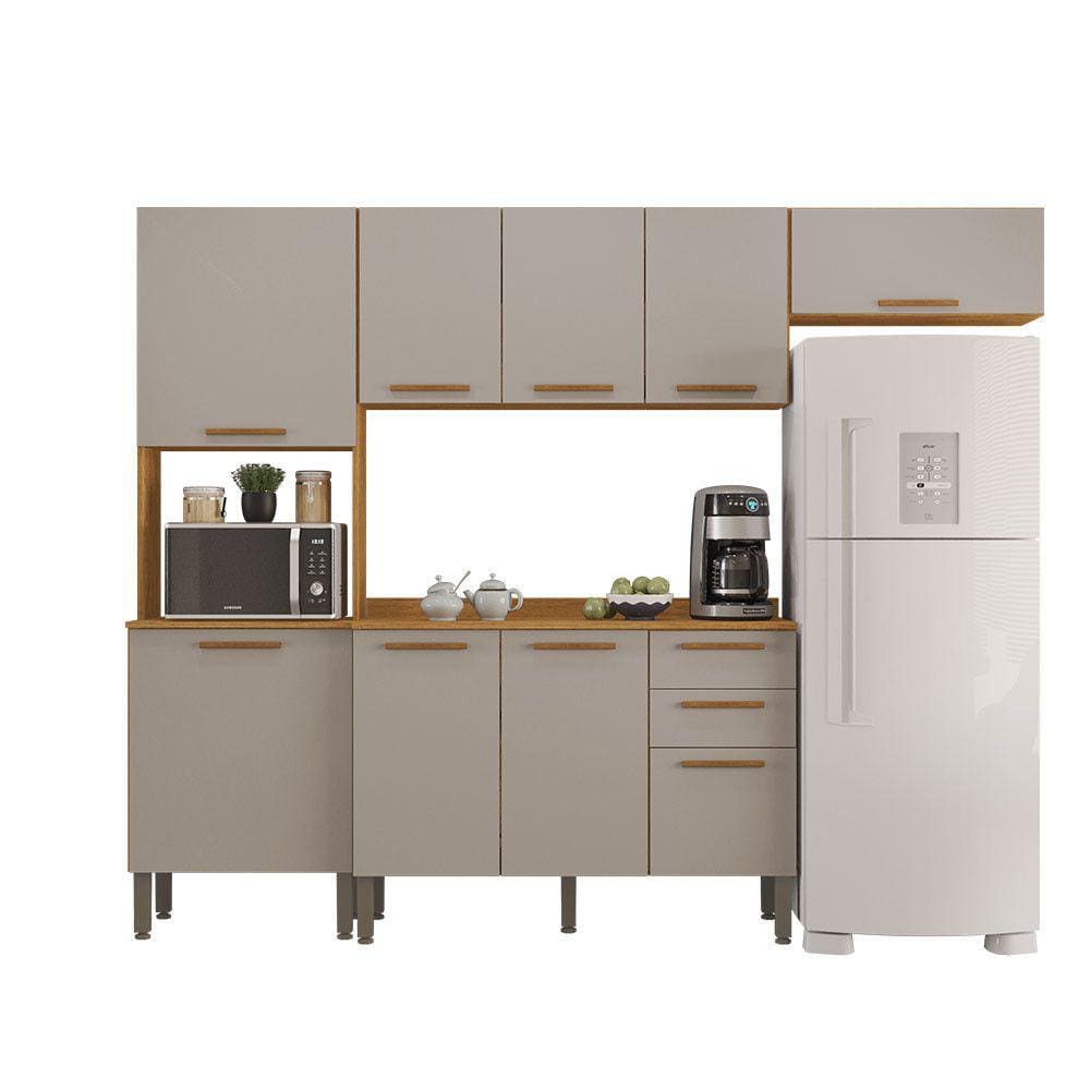 Cozinha Completa New Valencia 4 Peças 8 Portas Salleto