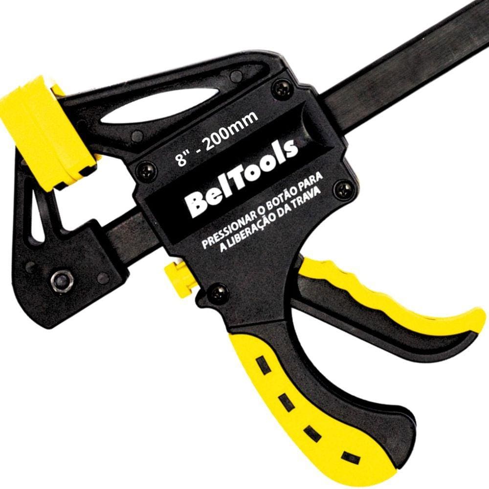 Grampo Sargento 8` Aperto Rápido 200mm Beltools